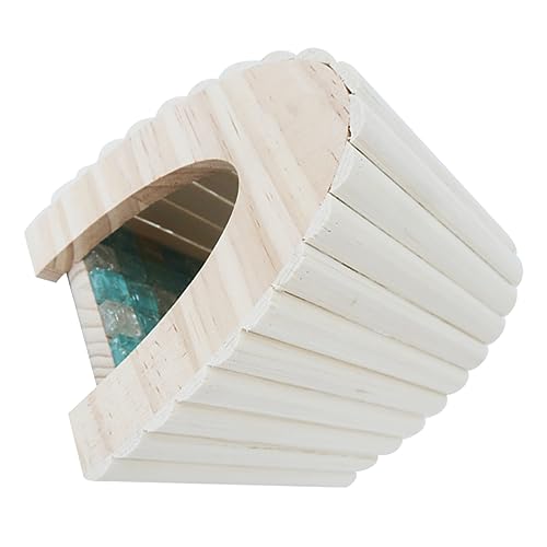 YARNOW 1 Satz Haustierzubehör hamsterbett hamsterzubehör tierbett Pet Furniture Hamster Nest Pads Hamstersand Hamster -Versteck Cool Sommer Haustierbedarf Kühlbrett für Haustiere Hölzern von YARNOW