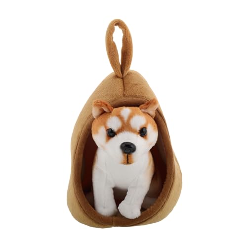 YARNOW 1 Satz Hundehausspielzeug große Hundehütte Nettes Hund ausgestopft Realistisches Stofftier -Welpenspielzeug -Hundehütte Welpenfigur Plüsch Light Brown YARNOW 1 Satz Hundehausspielzeug große Hundehütte Nettes Hund ausgestopft Realistisches Stofftier -Welpenspielzeug -Hundehütte Welpenfigur Plüsch Light Brown von YARNOW