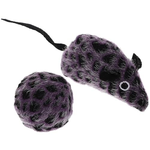 YARNOW 1 Satz Indoor-Katzen-Mäuse- federnd Bausatz Katzenspielzeug interaktiv interaktives beschwertes Kuscheltier Kätzchen Beiß -Katzenspielzeug Plüsch YARNOW 1 Satz Indoor-Katzen-Mäuse- federnd Bausatz Katzenspielzeug interaktiv interaktives beschwertes Kuscheltier Kätzchen Beiß -Katzenspielzeug Plüsch von YARNOW