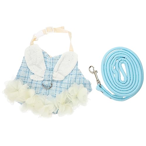 YARNOW 1 Satz Kleidung Für Haustierkaninchen Hasen-Accessoire Coop Käfig Liner Bausatz Schweine Kragen Häschen Dekoratives Kleid Hamster Abs Hasenkleider Träger Blue Baumwolle YARNOW 1 Satz Kleidung Für Haustierkaninchen Hasen-Accessoire Coop Käfig Liner Bausatz Schweine Kragen Häschen Dekoratives Kleid Hamster Abs Hasenkleider Träger Blue Baumwolle von YARNOW