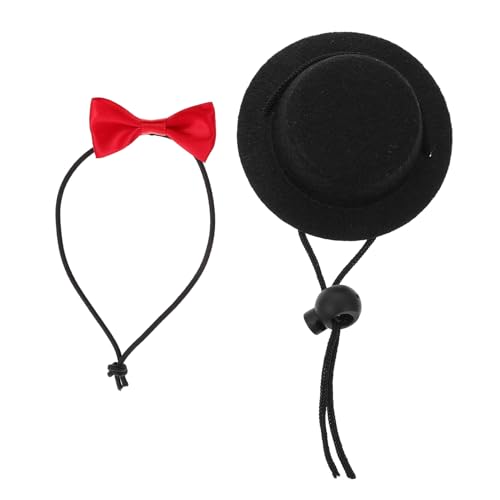 YARNOW 1 Satz Krawatte hasenkostüme Bunny Costume Hamster Mini Kappe Kleiner Tierhut Party Kleidung tägliches Haustierkostüm Zubehör für Haustierkleider Hasenkopfbedeckung Stoff Black YARNOW 1 Satz Krawatte hasenkostüme Bunny Costume Hamster Mini Kappe Kleiner Tierhut Party Kleidung tägliches Haustierkostüm Zubehör für Haustierkleider Hasenkopfbedeckung Stoff Black von YARNOW