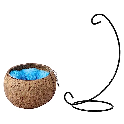 YARNOW 1 Satz Meerschweinchen-Nestmatte Nagetier meerschweinchen versteck Meerschweinchen Zeug drinnen Meerschweinchen Nest Hamsternest Heimtierbedarf Haustier hängendes Nest Eisen Blue von YARNOW