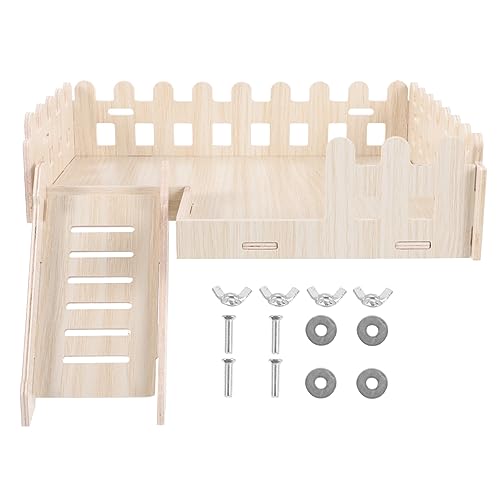 YARNOW 1 Satz Plattform Für Hamster Spielplatz Plattform Für Kleine Haustiere Klettern Spielzeughamster Leiter Stand Kletterplattform Hamster -schlafplattform Igel Spielbrett Hölzern YARNOW 1 Satz Plattform Für Hamster Spielplatz Plattform Für Kleine Haustiere Klettern Spielzeughamster Leiter Stand Kletterplattform Hamster -schlafplattform Igel Spielbrett Hölzern von YARNOW