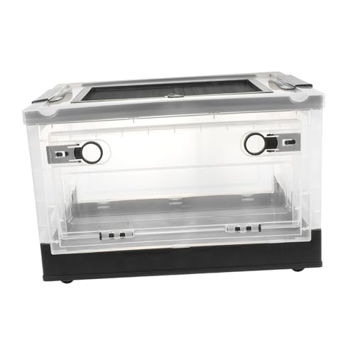 YARNOW 1 Satz Terrarium Hamster Nach Hause Fenster Groß Kiste Kleiner Haustierkäfig Nistkästen Für Haustiere Drinnen Hamsterkäfig Minikäfig Für Meerschweinchen Hamsterhaus Plastik Black von YARNOW