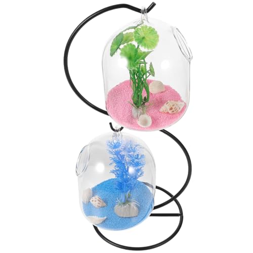 YARNOW 1 Satz Testkit Für Süßwasseraquarien Automatisch Anlage Desktop-hängendes Aquarium Fisch Platte Bausatz Pflanzterrarien Doppelt Luft Haustier Wasser- Anfänger Futterspender Glas YARNOW 1 Satz Testkit Für Süßwasseraquarien Automatisch Anlage Desktop-hängendes Aquarium Fisch Platte Bausatz Pflanzterrarien Doppelt Luft Haustier Wasser- Anfänger Futterspender Glas von YARNOW