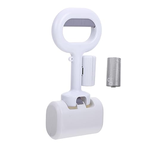 YARNOW 1 Satz Toilette Körperpflege Kotschaufel groß Taschen Hundehaufen Haustierkotpicker Haustierkot-Entsorgung Haustierkot-Clip Welpenkotsammler Haushalt Poop Scooper Plastik Weiß von YARNOW