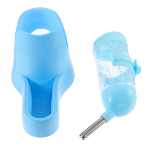 YARNOW 1 Satz Trinkbrunnen Für Hamster Haustier Wasser Element Trinken Multifunktionaler Futterautomat Für Hamster Futtermittel Für Hamster Kleintierbedarf Blue Plastik Wiederverwendbar von YARNOW
