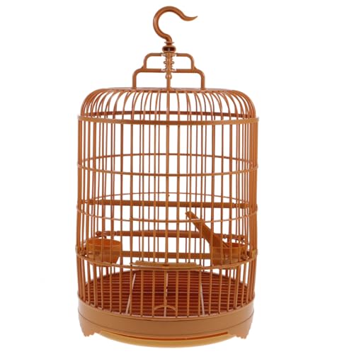 YARNOW 25cm Runde Vogel Käfig Set Kunststoff Kreis Vogel Käfig Für Sittich Papagei Wellensittich Nymphensittich YARNOW 25cm Runde Vogel Käfig Set Kunststoff Kreis Vogel Käfig Für Sittich Papagei Wellensittich Nymphensittich von YARNOW