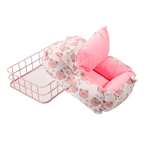 YARNOW 1 Satz lustige Hamsterplattform nager käfig haustierbett pet Bed Schlafen Meerschweinchen Kuschelsack interessantes Chinchillaspielzeug Chinchilla- aus Eisen Fussel Rosa YARNOW 1 Satz lustige Hamsterplattform nager käfig haustierbett pet Bed Schlafen Meerschweinchen Kuschelsack interessantes Chinchillaspielzeug Chinchilla- aus Eisen Fussel Rosa von YARNOW