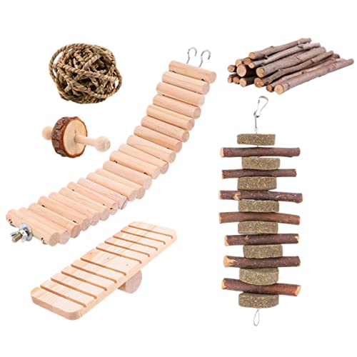 YARNOW Holzleiter Spielzeug Für Kleintiere Verschleißfestes Kletterspielzeug Für Hamster Und Chinchillas Teiliges Zahnreinigung Und Beschäftigung Für Käfige Und Spielräume YARNOW Holzleiter Spielzeug Für Kleintiere Verschleißfestes Kletterspielzeug Für Hamster Und Chinchillas Teiliges Zahnreinigung Und Beschäftigung Für Käfige Und Spielräume von YARNOW