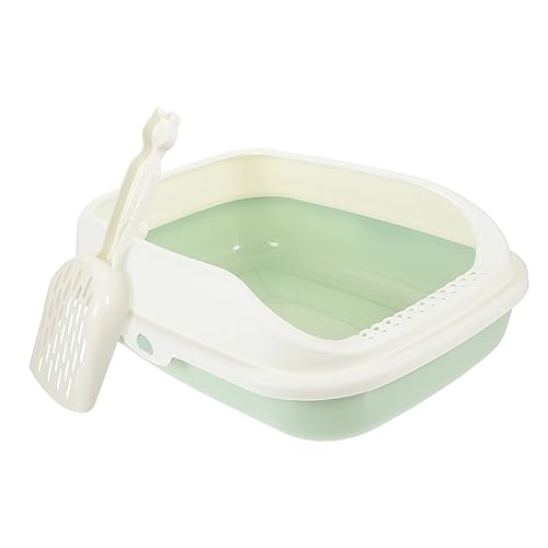 YARNOW 1 Set Box Katzentoilette Hochseitige Katzentoiletten Für Katzen Katzenversorgung Kätzchenstreu Toilette Katzenhaustiertoilette Offener Typ Katzentoilette Große Kapazität YARNOW 1 Set Box Katzentoilette Hochseitige Katzentoiletten Für Katzen Katzenversorgung Kätzchenstreu Toilette Katzenhaustiertoilette Offener Typ Katzentoilette Große Kapazität von YARNOW