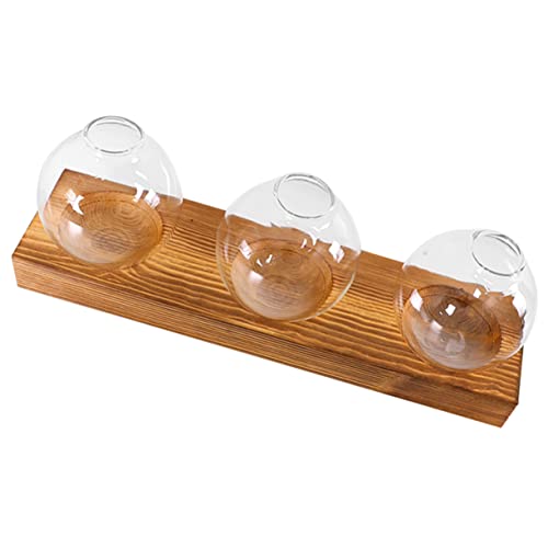 YARNOW Glas Für Zimmerpflanzen 1 Set Grün Hydrokultur Mit Holzständer Für Heimdekoration YARNOW Glas Für Zimmerpflanzen 1 Set Grün Hydrokultur Mit Holzständer Für Heimdekoration von YARNOW