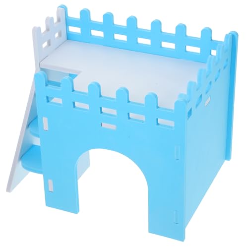YARNOW 1 Set Doppelschichtiges Meerschweinchenhaus, Hamsterversteck Mit Leiter, Chinchilla-versteck, Hamstervilla-versteck YARNOW 1 Set Doppelschichtiges Meerschweinchenhaus, Hamsterversteck Mit Leiter, Chinchilla-versteck, Hamstervilla-versteck von YARNOW