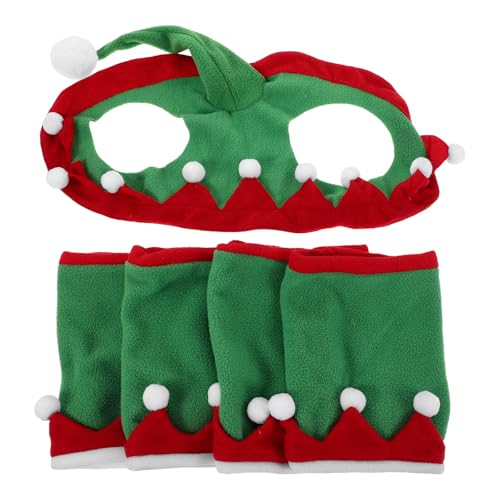YARNOW 1 Set Feiertags-Pferdekostüm-Zubehör Weihnachtsparade-Kostüm Pferdebeinwickel Wimpelschleife für Weihnachtsfeiertagsdekor Partyparade-Zubehör YARNOW 1 Set Feiertags-Pferdekostüm-Zubehör Weihnachtsparade-Kostüm Pferdebeinwickel Wimpelschleife für Weihnachtsfeiertagsdekor Partyparade-Zubehör von YARNOW