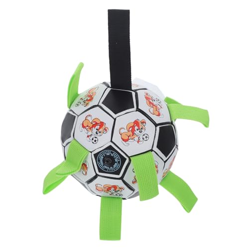 YARNOW 1satz Hundespielzeug Für Training Interaktiver Aufblasbarer Fußball Kauspielzeug Für Welpen Fördert Gesunde Zähne Und Spielspaß Für Beschäftigung Und Bindung Mit Ihrem von YARNOW