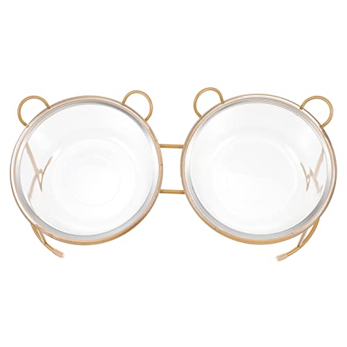 YARNOW Set Aus Erhöhten Katzenfutternäpfen Mit Ständer Glas-futternapf Für Katzen Und Hunde YARNOW Set Aus Erhöhten Katzenfutternäpfen Mit Ständer Glas-futternapf Für Katzen Und Hunde von YARNOW