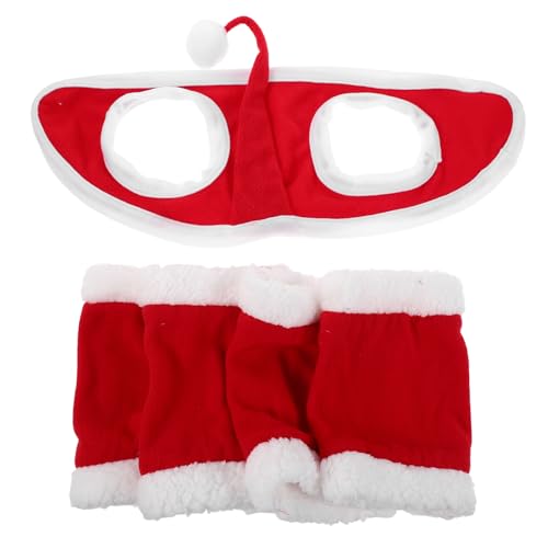 YARNOW 1 Set Pferdepartykostüm, Feiertags-Beinwickel und Elfenhut-Set für Weihnachtsparaden, Festliche Veranstaltungen, Tier-Cosplay-Zubehör YARNOW 1 Set Pferdepartykostüm, Feiertags-Beinwickel und Elfenhut-Set für Weihnachtsparaden, Festliche Veranstaltungen, Tier-Cosplay-Zubehör von YARNOW