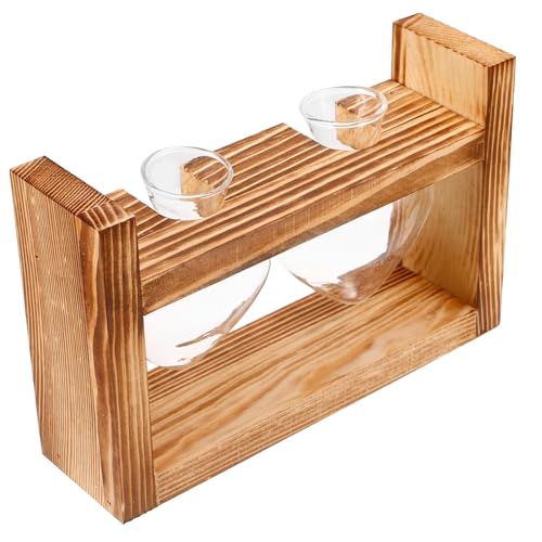 YARNOW 1 Set Transparente Vase Mit Holzrahmen Dekoration Vasen Töpfe Für Zimmerpflanzen Pflanzenterrarium Blumentöpfe Innentöpfe Für Pflanzen Glasterrarien Für Pflanzen YARNOW 1 Set Transparente Vase Mit Holzrahmen Dekoration Vasen Töpfe Für Zimmerpflanzen Pflanzenterrarium Blumentöpfe Innentöpfe Für Pflanzen Glasterrarien Für Pflanzen von YARNOW