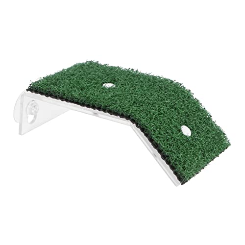 YARNOW 1 Stück Aquariumdekor Schildkrötenbecken Schildkrötenplattform Für Aquarium Thrive Turtle Erhöhtes Backendachboden Schildkröten-Dock Anlasser Leiter Klein Gras Pp-Kunststoff Green von YARNOW