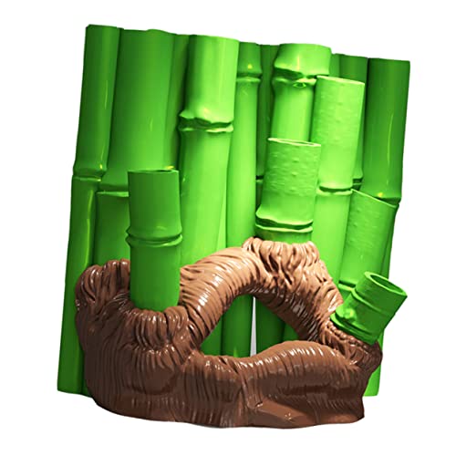 YARNOW 1 Stück Bambus-Hintergrundbrett Stiele Zubehör für Aquarien Aquarium Terrarium 3D Langlebig Aquarium Dekoration Fish Tank Landscaping Aquarium Höhle Aquarienverzierung Harz von YARNOW