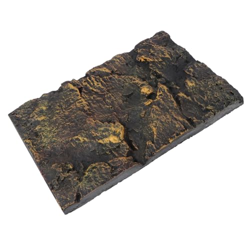 YARNOW 1 Stück Dekoplatte für Schildkrötenbecken Reptilien-Terrarium-Hintergrund Aquarium Korkplatte für Vivarium Reptilienpanzer Hintergrundplatte Schildkrötenpanzer-Hintergrundplatte Pu von YARNOW