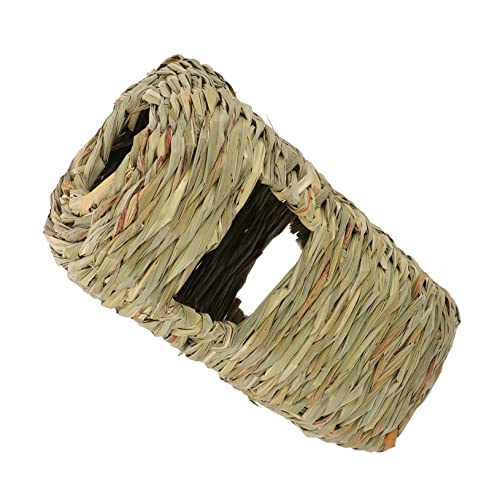 YARNOW 1 Stück Grasnest Hamster klein Chinchilla Heu Safe Toy Toys for small Animals Natural Toy Toy Bite-Resistant Toy Present dekoratives Nest tunnelförmiges Nest Stroh von YARNOW