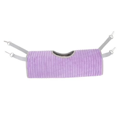 YARNOW 1 Stück Hängematten-Tunnelnest hamsterbett Kleintier Tunnel Hamster warmes Hängebett hängende Hängemattenhütte Beutel Schlafsack Haustier hängendes Bett Flanell Violett YARNOW 1 Stück Hängematten-Tunnelnest hamsterbett Kleintier Tunnel Hamster warmes Hängebett hängende Hängemattenhütte Beutel Schlafsack Haustier hängendes Bett Flanell Violett von YARNOW