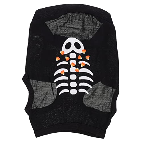 YARNOW 1stück Hundekleidung Halloween Kostüm Baumwoll Hundeweste Für Haustiere Atmungsaktiv Und Bequem Perfektes Outfit Für Halloween-Partys von YARNOW