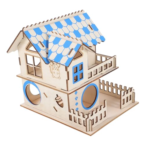 YARNOW 1 Stück Hamster Doppel Villa Hamsterhaus Meerschweinchen Versteck Klein Natürliches Hamsterkäfige Hamsterspielplatz Hamster -versteck Tierhaus Leiter Mini Für Haustier Hölzern YARNOW 1 Stück Hamster Doppel Villa Hamsterhaus Meerschweinchen Versteck Klein Natürliches Hamsterkäfige Hamsterspielplatz Hamster -versteck Tierhaus Leiter Mini Für Haustier Hölzern von YARNOW