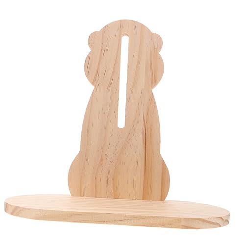 YARNOW 1 Stück Hamster Laufradhalterung Laufrad Für Hamster Laufradständer Für Haustiere Unterstützung Haustier Halter Für Hamsterräder Nagetier Ruhig Hamsterradständer Hölzern von YARNOW