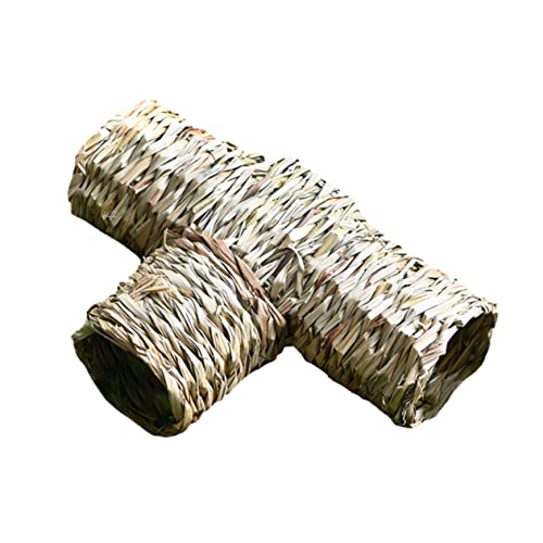 YARNOW 1 Stück Hamsterstrohnest hamsterhaus Hamster Kleintier-Strohtunnel erdbeer Grastunnelhamster Hamsterröhren und Tunnel Hamster-Tunnel- Hamsternest Schilfgras von YARNOW