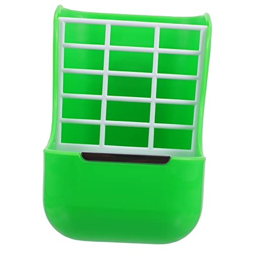 YARNOW 1 Stück Hasengrasständer Chinchilla Heu Heufütterer Standgestell Hasenheuhalter Hasenfutterspender Klein Heufresser Kaninchen Futterraufe Für Heu Drinnen Lagerung Green Plastik von YARNOW