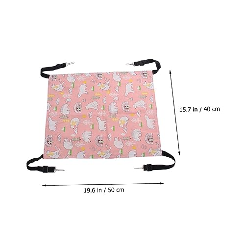 YARNOW Hängematte Für Katze Aus Segeltuch Verstellbare Haustier-hängematte Mit Haken Cartoon-Muster Haustier-aufhänger Für Katzen Und Kleine Hunde von YARNOW
