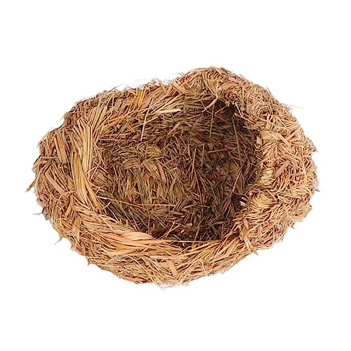 YARNOW 1 Stück Haustierbett aus Stroh Produkt Weiden drinnen Nest Rattan Heu Seegras weben Haustiere dekoratives Katzenhaus einfaches Haustierschlafbett Heimtierbedarf Berggras Yellow YARNOW 1 Stück Haustierbett aus Stroh Produkt Weiden drinnen Nest Rattan Heu Seegras weben Haustiere dekoratives Katzenhaus einfaches Haustierschlafbett Heimtierbedarf Berggras Yellow von YARNOW