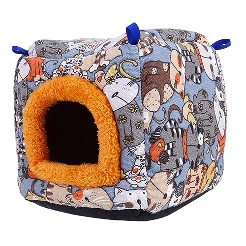 YARNOW 1 Stück Haustiernest kuschelhöhle haustierbett Kleintierhäuschen Meerschweinchenhäuschen drinnen Meerschweinchenkäfig Heu Meerschweinchen-Winterkissen Meerschweinchen Warmes von YARNOW