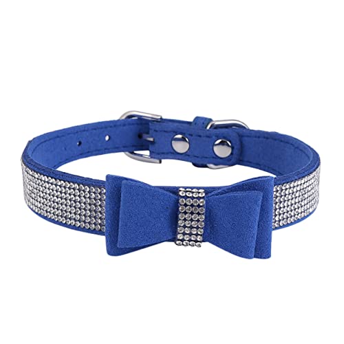 YARNOW 1 Stück Heiße Diamantbogenkette Hochzeit Hundehalsband Kragen Nacken Haustier weibliches Katzenhalsband für weibliche Hunde Hund Schleife Halsband Blue YARNOW 1 Stück Heiße Diamantbogenkette Hochzeit Hundehalsband Kragen Nacken Haustier weibliches Katzenhalsband für weibliche Hunde Hund Schleife Halsband Blue von YARNOW