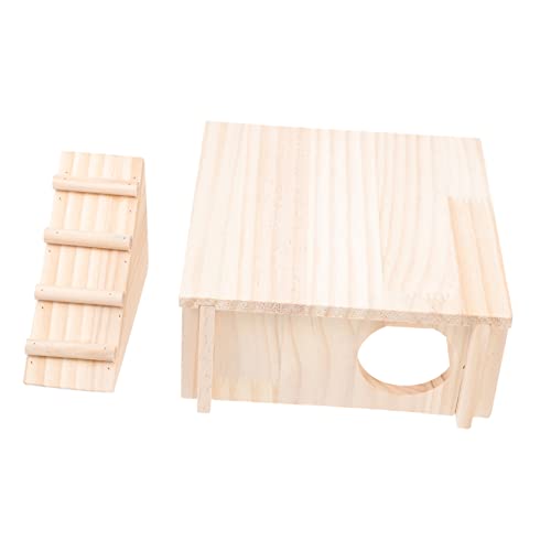 YARNOW 1 Stück Holzhaus Hamster -Versteck für Hamster klein Hamsterkäfig Zwerg hamsterhaus Hamster holzhäuser Hamsternest Haustiernest Holzhütte für Hamster Brown YARNOW 1 Stück Holzhaus Hamster -Versteck für Hamster klein Hamsterkäfig Zwerg hamsterhaus Hamster holzhäuser Hamsternest Haustiernest Holzhütte für Hamster Brown von YARNOW