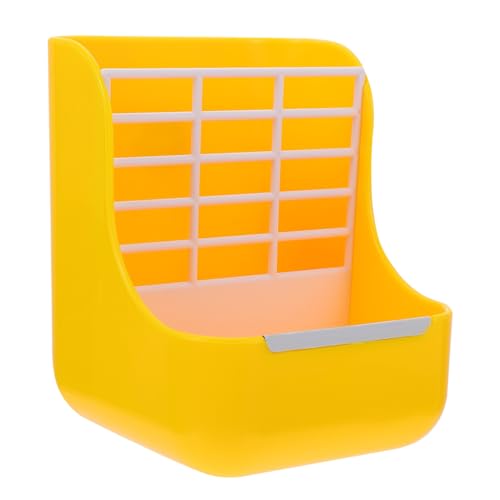 YARNOW 1 Stück Kaninchen Regal Schüssel Heufütterung Kaninchen Heu Kaninchen -heu -Rack Füttern Hasenkäfig Futtermittel Korb Halter Futterstelle Für Kaninchen Yellow von YARNOW