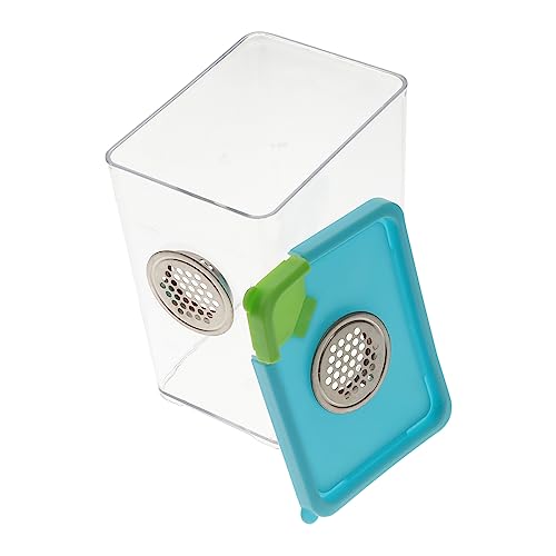 YARNOW 1stück Reptilien Futter Und Zuchtbox Für Kleine Haustiere Atmungsaktiv Mit Belüftungsöffnungen Für Insekten Und Spinnen Design Zufällige Farben von YARNOW