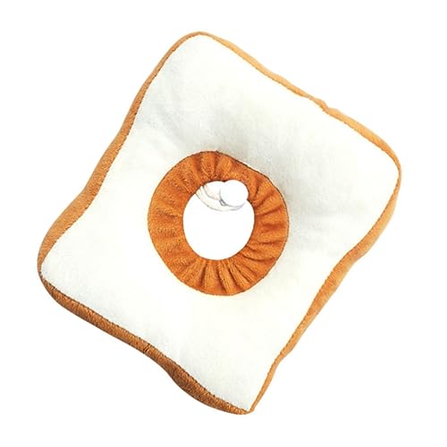 YARNOW 1 Stück Katzenhalsband Anzuganhänger Für Katzenhalsbänder Kleine Brotparty Beruhigende Weiches Genesungshalsband Für Haustiere Donut Kätzchenhalsband von YARNOW