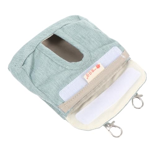 YARNOW 1 Stück Kleidersack Meerschweinchen Futtersack für Kleintiere Chinchilla-Futter drinnen Tasche Hasen zubehör hasenzubehör Hasenkäfig Futtersack Käfig zum Aufhängen Stoff Blue von YARNOW