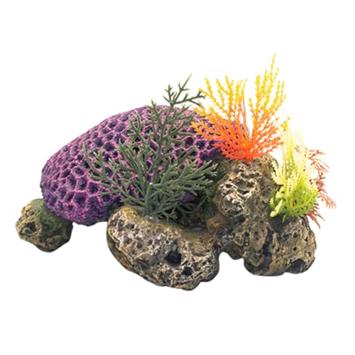 YARNOW 1 Stück Künstliche Dekoration für Aquarium Realistisches Schildkröten Ornament Hochwertigem Harz für Gestaltung Ihres Fischbeckens von YARNOW