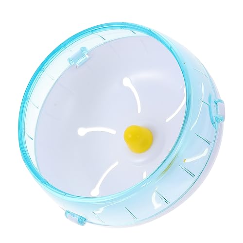 YARNOW 1 Stück Laufrad Hamster hamsterspielzeug Toys for small Animals Meerschweinchen verstecken Kleiner Hamster Igel Laufräder stummer Hamster läuft Plastik Green von YARNOW
