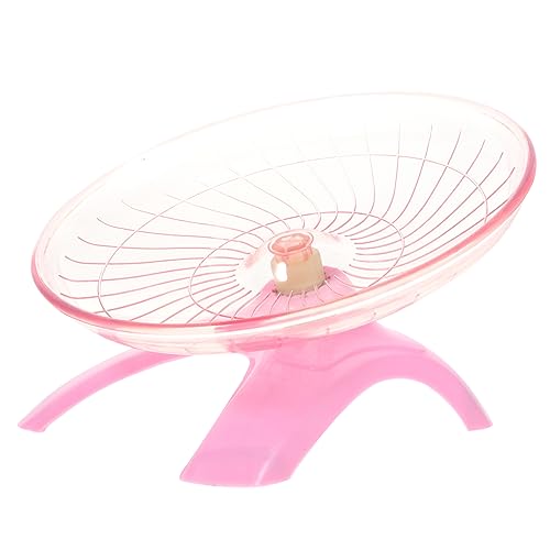 YARNOW 1 Stück Nicht laufende Scheibe Übung Haustier Fliegende Untertasse Hamsterrad klein Igelrad Hamster hamsterspielzeug nager Scheibe Laufen Lassen Rosa YARNOW 1 Stück Nicht laufende Scheibe Übung Haustier Fliegende Untertasse Hamsterrad klein Igelrad Hamster hamsterspielzeug nager Scheibe Laufen Lassen Rosa von YARNOW