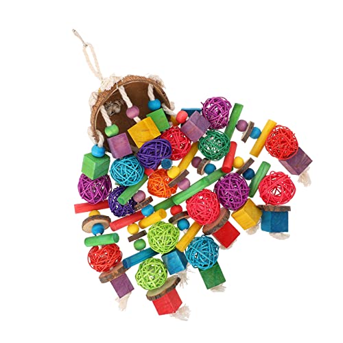 YARNOW 1pcs Hängen Papagei Spielzeug Ara Vogel Kauen Kuscheln Knochen Für Käfig Zubehör YARNOW 1pcs Hängen Papagei Spielzeug Ara Vogel Kauen Kuscheln Knochen Für Käfig Zubehör von YARNOW