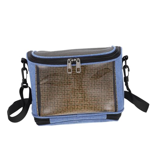YARNOW 1 Stück Papageientasche Klare Transportbox für Haustiere Reiseträger für Vögel Vogelzubehör Reisetasche für Vögel Haustierbedarf Papageienbeutel für unterwegs Oxford-Stoff Blue von YARNOW