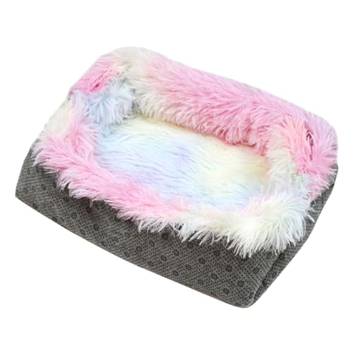 YARNOW 1 Stück Plüsch menschliches Hundebett Große Katzenbetten für Wohnungskatzen Katzentransporter Haustierdecken für Katzen Katzenspielzeug Wurf Katzenmatte Foldable Bed Stoff Colorful YARNOW 1 Stück Plüsch menschliches Hundebett Große Katzenbetten für Wohnungskatzen Katzentransporter Haustierdecken für Katzen Katzenspielzeug Wurf Katzenmatte Foldable Bed Stoff Colorful von YARNOW