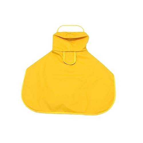 YARNOW 1 Stück Regenmantel für Haustiere Doggy -Regenmantel Nassmantel für Hunde Regenmäntel für Hunde wimperntusche Haustier Hund Overall Regenjacke mit Kapuze Yellow von YARNOW