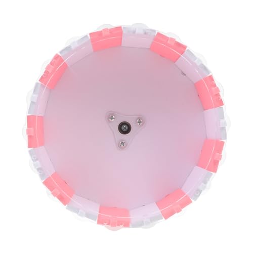 YARNOW 1 Stück Scrollrad Hamster hamsterspielzeug Hamster Wheel Hamster Exercise Play Equipment Laufrad für Hamster Haustier ruhig Übungsrad kleines Hamsterrad Plastik Rosa von YARNOW