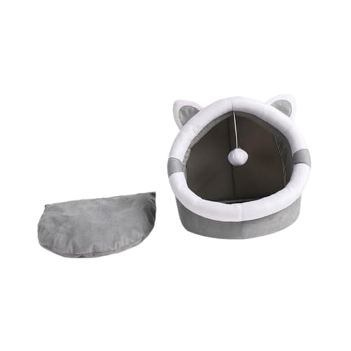 YARNOW 1 Stück Warmes Katzennest Katzenschutz für Wohnungskatzen Katze Haustier klein Katzenhaus tierbett pet Bed katzenkörbe warmes katzenschlafbett Haustierschlafmatte Baumwolle Grey YARNOW 1 Stück Warmes Katzennest Katzenschutz für Wohnungskatzen Katze Haustier klein Katzenhaus tierbett pet Bed katzenkörbe warmes katzenschlafbett Haustierschlafmatte Baumwolle Grey von YARNOW